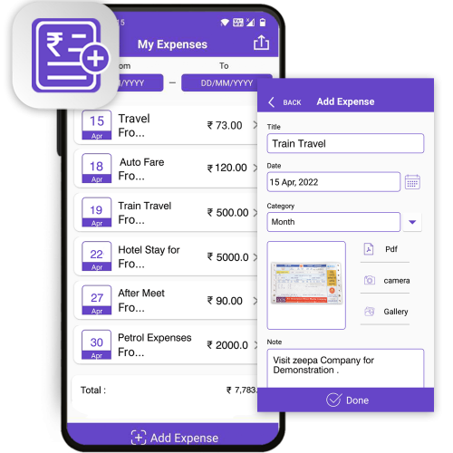 Track your Expenses